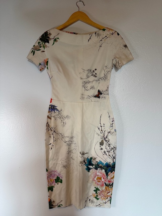 Zara Dresses & Skirts - Zara Floral Print Cream Dress NWOT